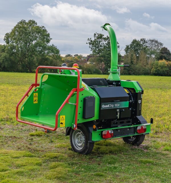 QuadChip 160P 6" Roadside Wood Chipper – 360° Turntable